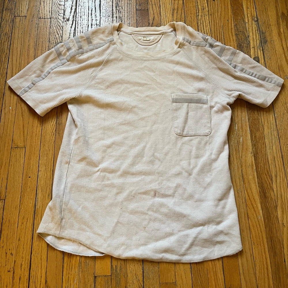 Helmut Lang thermal ribbed T shirt